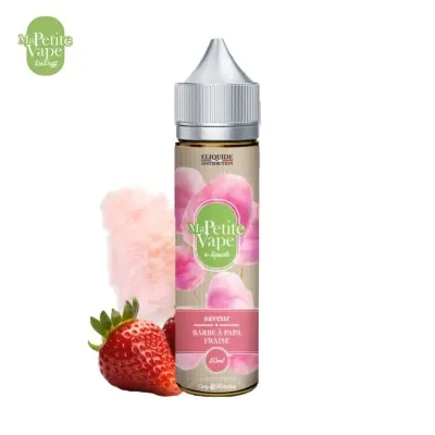 Barbe à Papa Fraise 50ml (0mg) - Ma Petite Vape