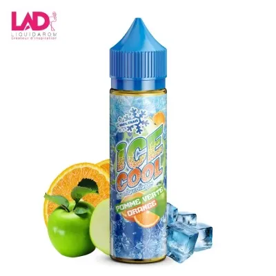Pomme Verte Orange 50ml (0mg) - Ice Cool by Liquidarom