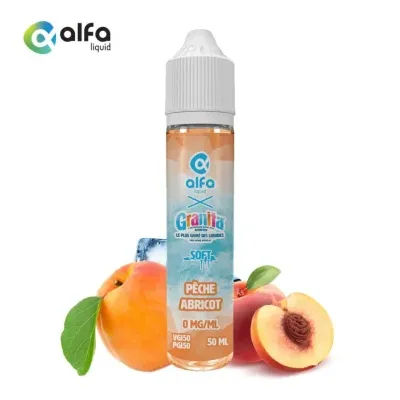 Pêche Abricot Soft 50ml (0mg) - Granita
