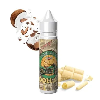 Chocolat Blanc Coco 50ml (0mg) - Dollar
