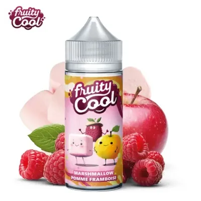 Marshmallow Pomme Framboise 100ml (0mg) - Fruity Cool