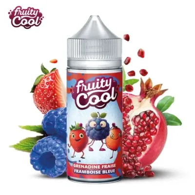 Grenadine Fraise Framboise 100ml (0mg) - Fruity Cool
