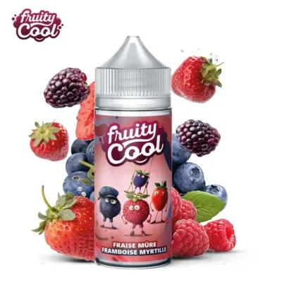 Fraises Mûres Framboises 100ml (0mg) - Fruity Cool