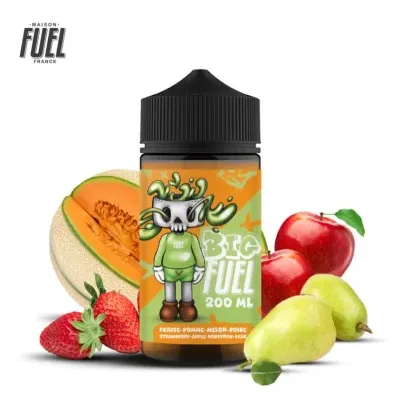 Fraise Pomme Melon Poire 200ml (0mg) - Big Fuel by Maison Fuel
