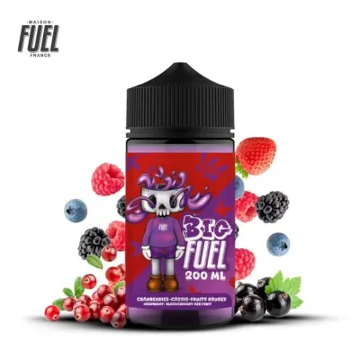 Cranberries Cassis Fruits Rouges 200ml (0mg) - Big Fuel by Maison Fuel