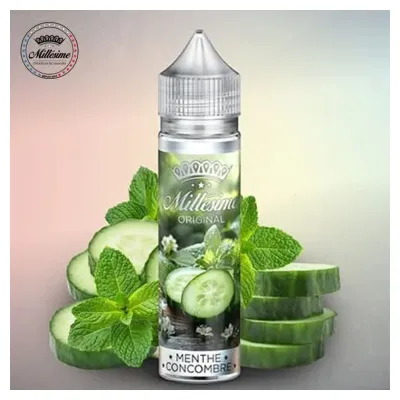 Menthe Concombre 50ml -Millésime (0mg) - Menthe Concombre 50ml -Millésime