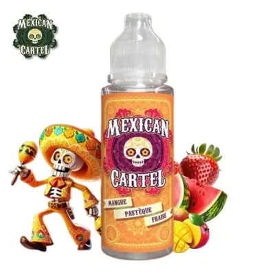 Mangue Pastèque Fraise 100ml (0mg) - Mexican Cartel