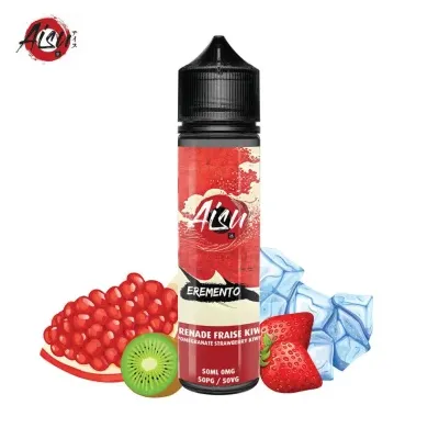 Grenade Fraise Kiwi 50ml (0mg) - Eremento by Aisu