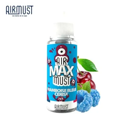 Framboise Bleue Cerise 100ml (0mg) - Airmust Max
