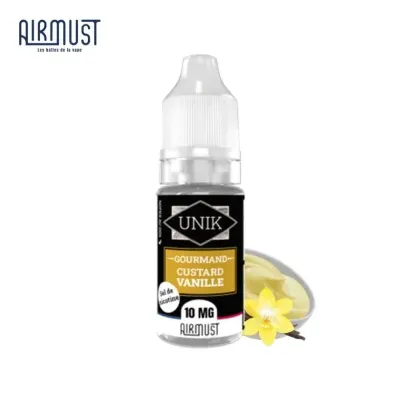 Custard Vanille 10ml Nic Salt (10mg) - Unik by Airmust