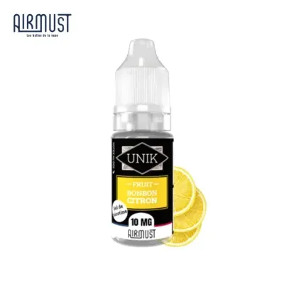 Bonbon Citron 10ml Nic Salt (20mg) - Unik by Airmust