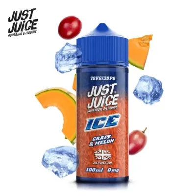 Grape & Melon Ice 100ml (0mg) - Just Juice