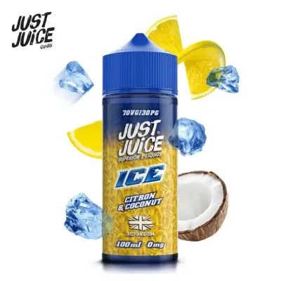 Citron et Coconut Ice 100ml (0mg) - Just Juice