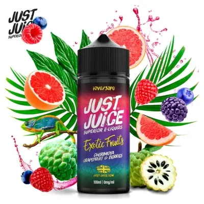 Cherimoya Pamplemousse et Baies 100ml (0mg) - Just Juice
