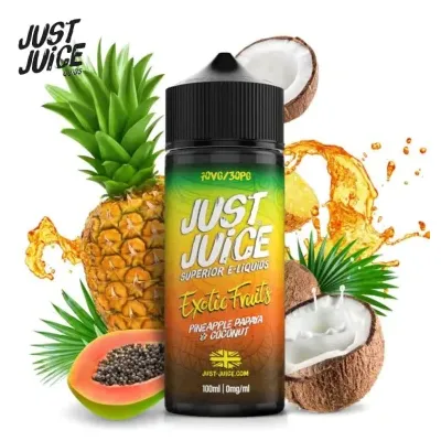 Ananas Papaye et Noix de Coco 100ml (0mg) - Just Juice