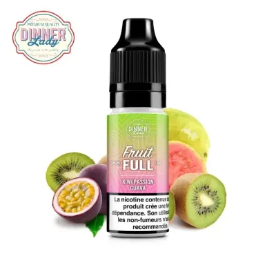 Kiwi Passion Guava 10ml Nic Salt (20mg) - Fruit Full by Dinner Lady