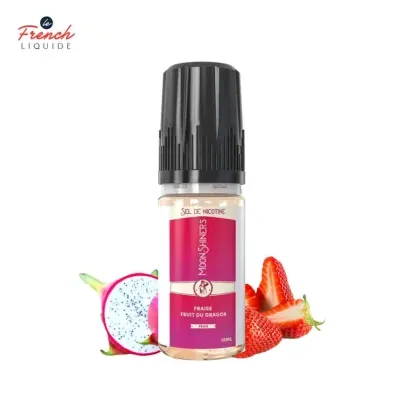 Moon Shiners : Fraise Fruit Du Dragon frais 10ml Salt (20mg) - Le French Liquide