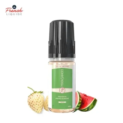 Moon Shiners : Pastèque Fraise Blanche 10ml Salt (20mg) - Le French Liquide