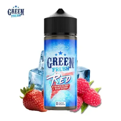 Red 100ml (0mg) - Green Fresh by eliquid France