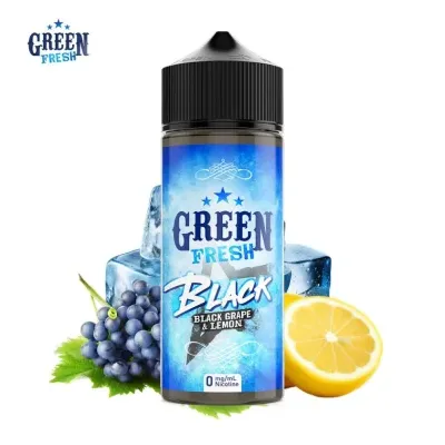 Black 100ml (0mg) - Green Fresh by eliquid France