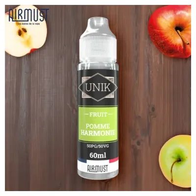 Pomme Harmonie 60ml (0mg) - Unik by Airmust