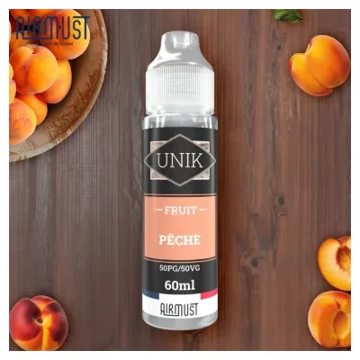 Pêche 60ml (0mg) - Unik by Airmust
