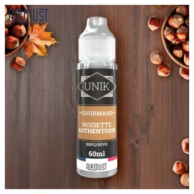 Noisette Authentique 60ml (0mg) - Unik by Airmust