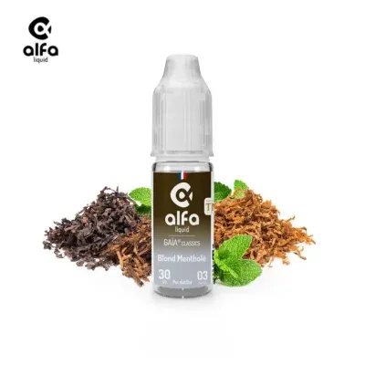 Blond Mentholé 10ml Gaïa Classics (16mg
                              70% / 30%) - Alfaliquid