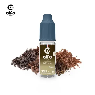 Corsé 10ml Nic Salt Gaïa Classics (20mg
                              50% / 50%) - Alfaliquid