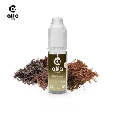 Corsé 10ml Gaïa Classics (6mg
                              70% / 30%) - Alfaliquid