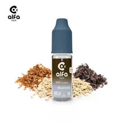 Blond Grillé 10ml Nic Salt Gaïa Classics (20mg
                              50% / 50%) - Alfaliquid