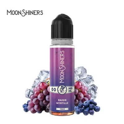 Raisin Myrtille Frais 50ml (0mg) - Moon Shiners by Le French Liquide