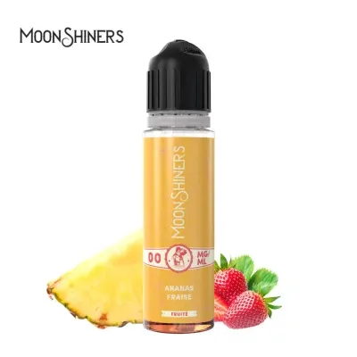 Ananas Fraise 50ml (0mg) - Moon Shiners by Le French Liquide