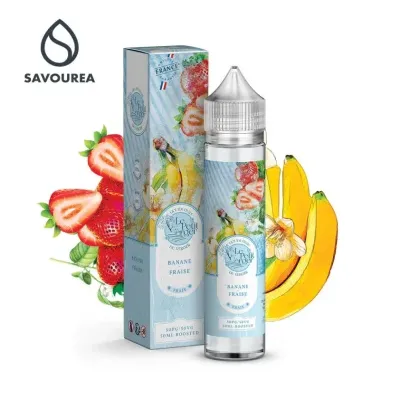 Banane Fraise 50ml (0mg) - Le Petit Verger Frais by Savourea