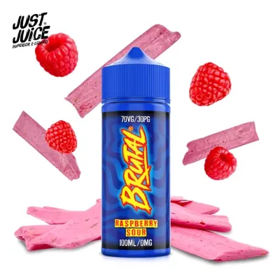 Raspberry Sour 100ml (0mg) - Brutal by Just Juice
