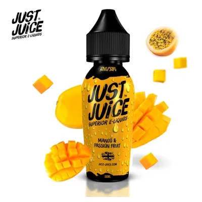 Mangue & Fruit de la passion 50ml (0mg) - Just Juice