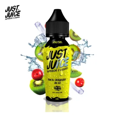 Kiwi & Cranberries Glacées 50ml (0mg) - Just juice