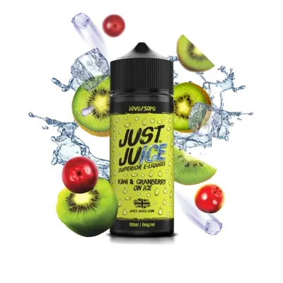 Kiwi & Cranberries Glacées 100ml (0mg) - Just juice