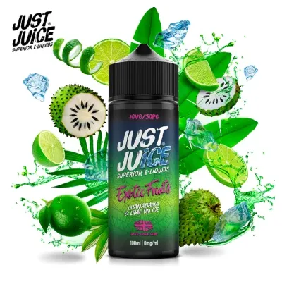 Guanabana & Citron vert glacé 100ml (0mg) - Just Juice