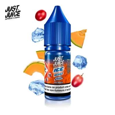 Grape & Melon ice 10ml Nic Salt (20mg) - Just Juice
