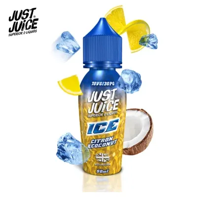 Citron & Coconut Ice 50ml (0mg) - Just Juice
