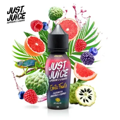 Cherimoya pamplemousse et Baies 50ml (0mg) - Just Juice