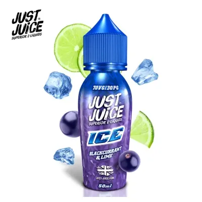 Blackcurrant & Lime Ice 50ml (0mg) - Just Juice