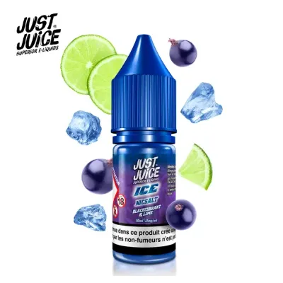 Blackcurrant & lime Ice 10ml Nic Salt (11mg) - Just Juice