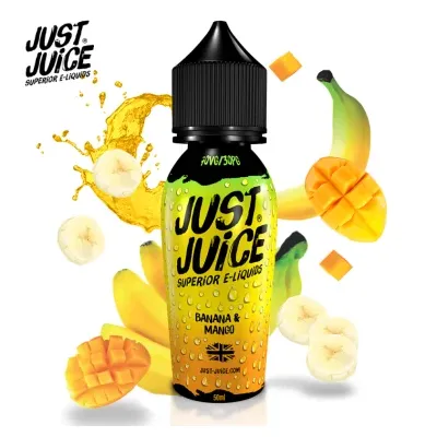 Banane & Mangue 50ml (0mg) - Just Juice