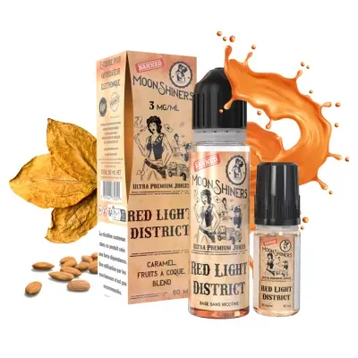 Red Light District 60ml Easy2Shake (6mg) - Moon Shiners by Le French Liquide