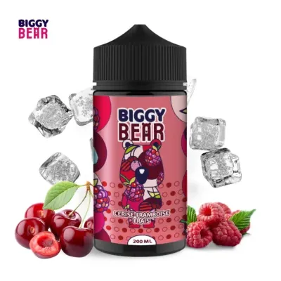Cerise Framboise Frais 200ml (0mg) - Biggy Bear