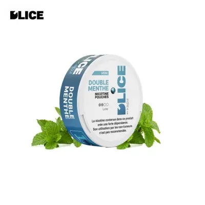 Double Menthe boite de sachets de nicotine (20 sachets) -Dlice by Kapz (12mg) - Double Menthe boite de sachets de nicotine (20 sachets) -Dlice by Kapz