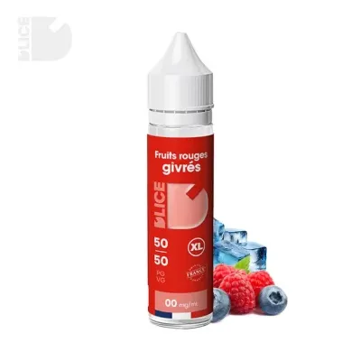 Fruits Rouges Givrés 50ml (0mg) - Dlice XL