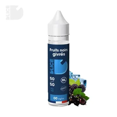 Fruits Noirs Givrés 50ml (0mg) - Dlice XL